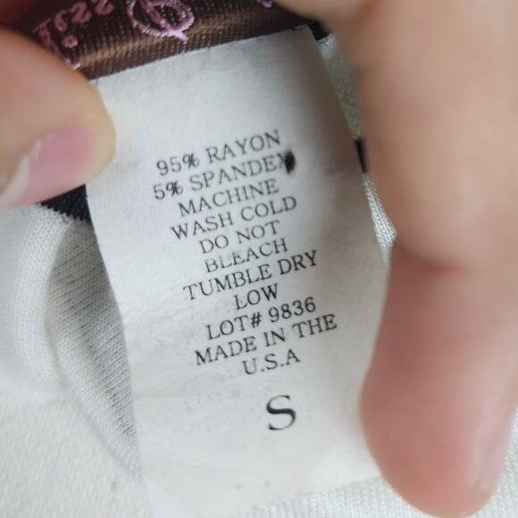 Miss Popular Marilyn Monroe Tee Women Small White Black Cutout Back Graphic Y2K - Picture 3 of 7